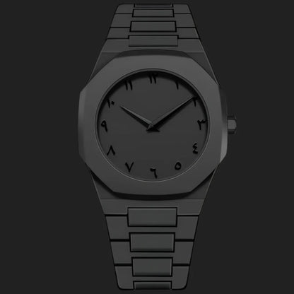 Black Aura Arabic Watch